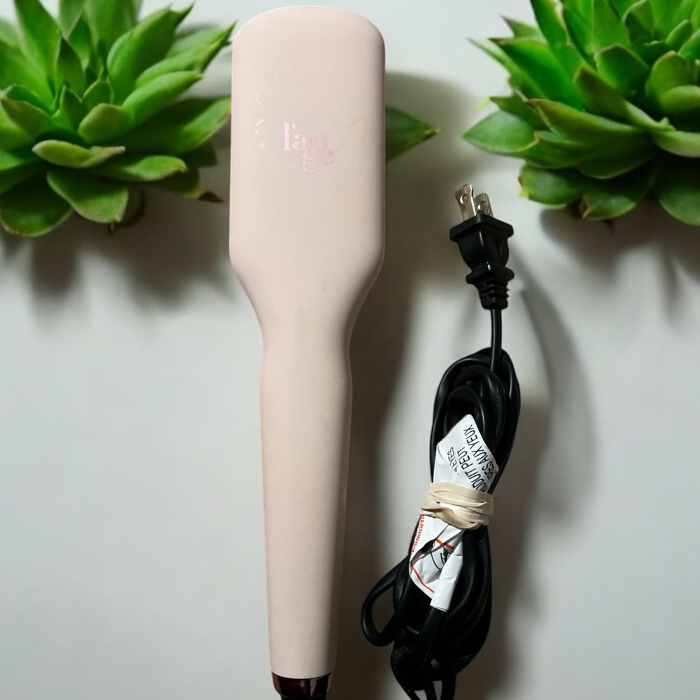 Lange Le Vite Ceramic Straightening Brush ~Blush